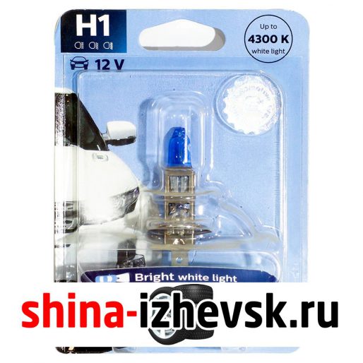 Лампа галогеновая PHILIPS — H1-55 Вт-4300К, 1 шт. в Ижевске